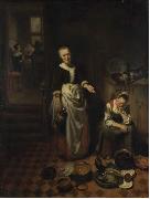 Nicolaes maes The Idle Servant oil painting artist